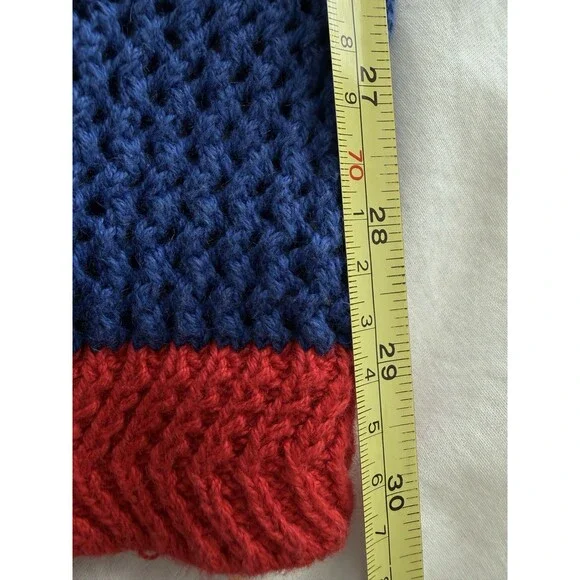 N.E.K. Northeast Knitters  Multi - Color Block Cardigan Sz M. Ramie/Cotton Blend - Picture 15 of 16